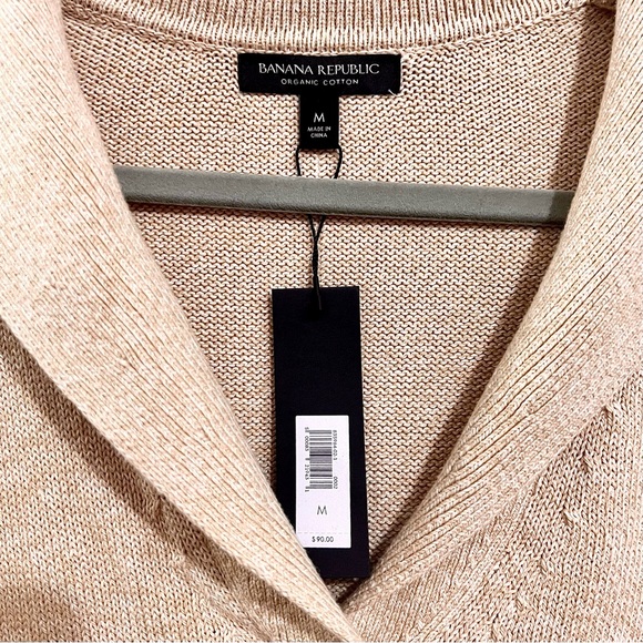 NWT Banana Republic Sailor Sweater in Iced Latte Beige MSRP$90 SOLD OUT ONLINE - Picture 7 of 16